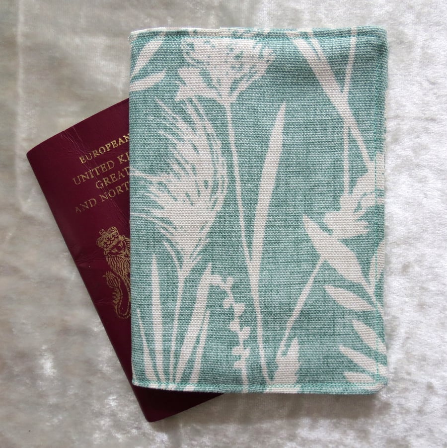 Passport Cover. Wild Grasses.  Passport Sleeve.