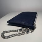 Navy Wristlet Clutch