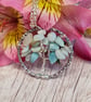 Amazonite Tree of Life Pendant Necklace