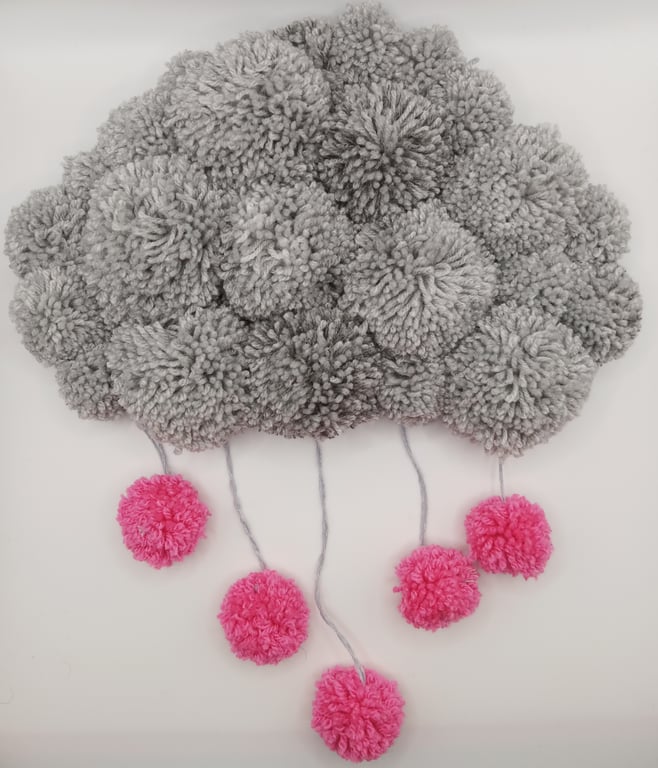 Pom pom hanging cloud 