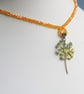 Dandelion Pendant Necklace in a Choice of Bead Colours, Nature Jewellery - Image 7