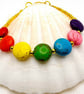 Rainbow Howlite Gemstone  Bracelet - Image 4