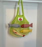 Yellow- green salad colour summer Beach bag Fishmood