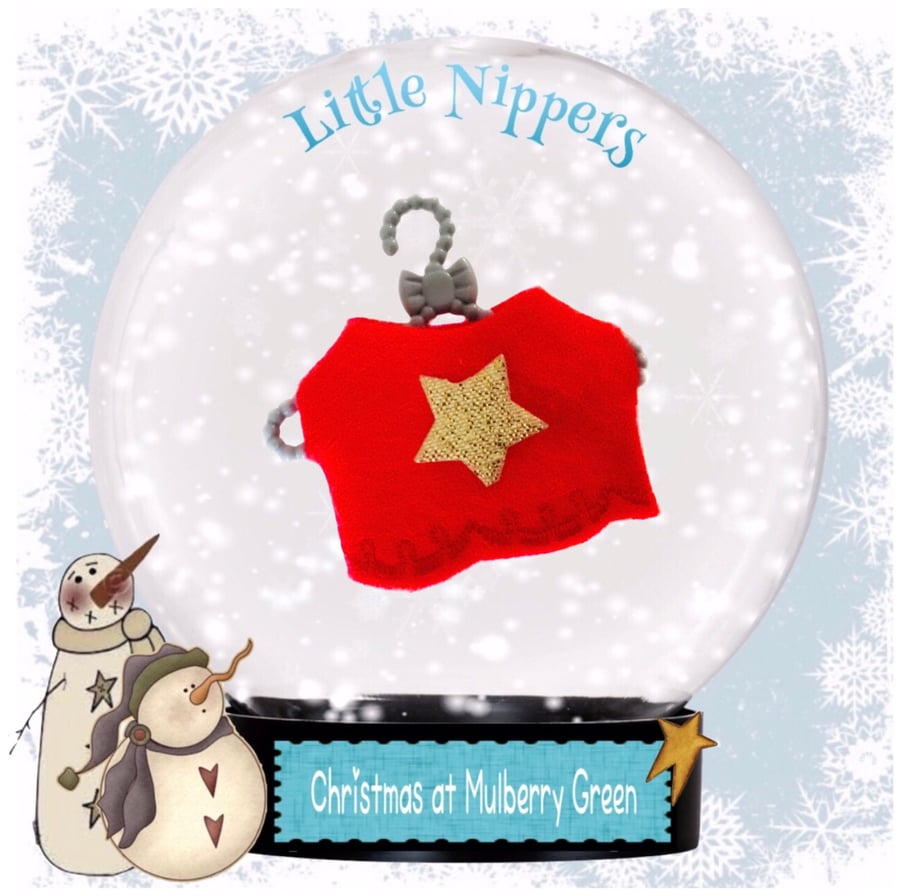 Little Nippers’ Bright Red Party Top