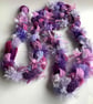 Handmade Purple Knitted chain - Image 2