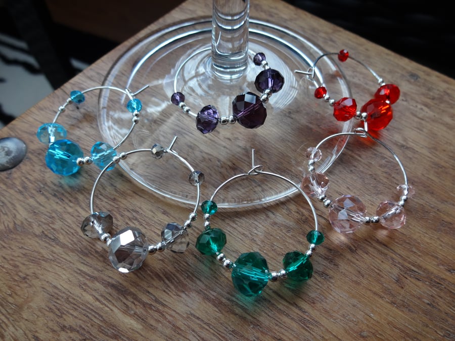 Wine Glass Charms   (free UK postage)