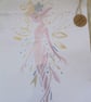 Fairy Faery fairytale watercolour A4 hand painted  - Image 2