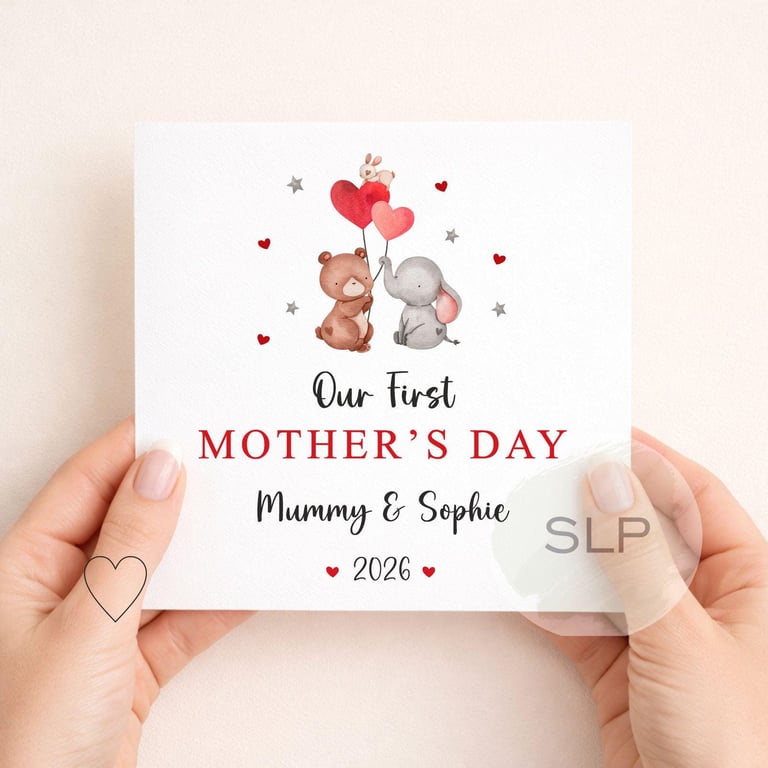 Personalised First Mother's Day Card Our First Mother's Day Card from Baby