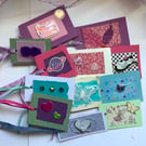 12 unique handmade gift tags
