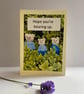 Knitted mini bears, cute greeting card with envelope - Image 4