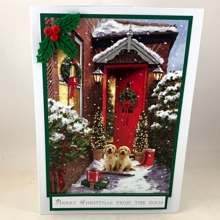 Christmas card - from the dogs
