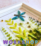 WORKSHOP Sunday 19th April 2026  10.15am - 12.15pm - Framed art piece