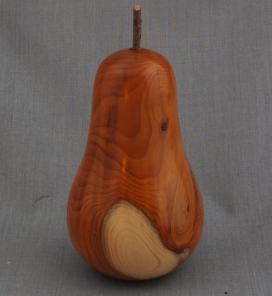 Perfectly Imperfect-Pear in Yew Wood