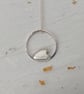 Perfectly Imperfect - Sterling Silver Wave Pendant - Image 3