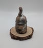 Handmade Polymer Clay Mushroom Jar Tiny 15ml Fantasy Decor Toadstool Style - Image 1
