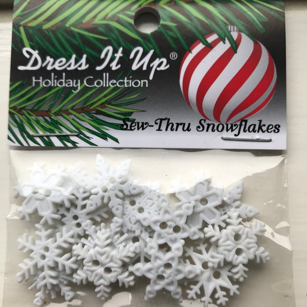 Snowflake buttons
