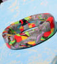 Designer Bangle - Abstract Pop Art Style in Rich Colours - Handmade - Artisan - Image 2