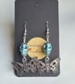 Spooky Butterfly Skulls Earrings - Blue Skulls