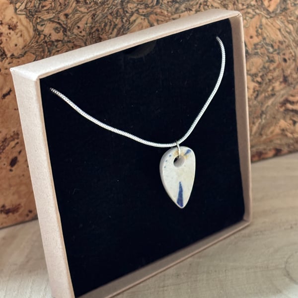 Handmade Necklace, Unique, One of a Kind, Eco Conscious Gifts. Sterling Silver.