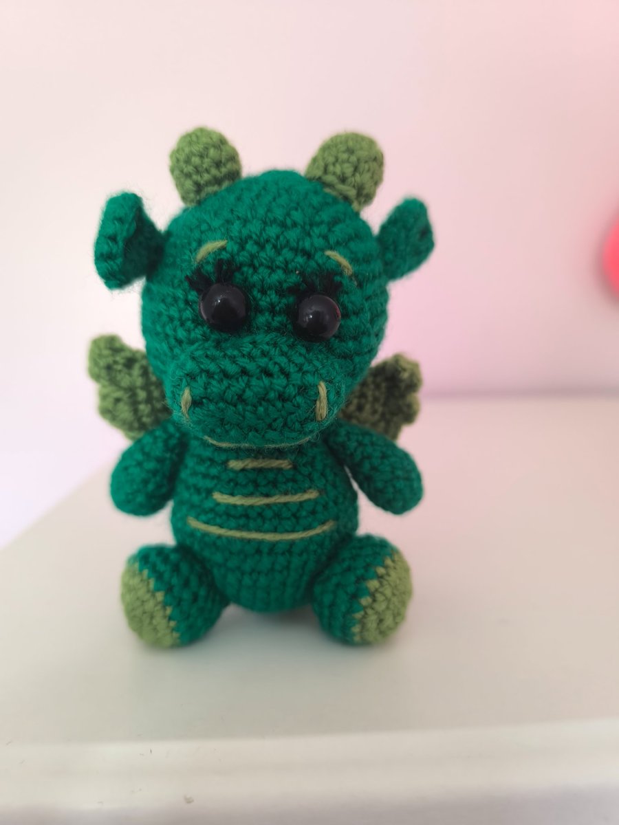Crochet dragon