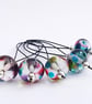 Lampwork Stitch Markers - Stained Glass Window - Image 8