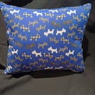 Hand made Scottie dog themed cushion