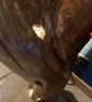 Large sculptural, timber floor lamp - Image 2