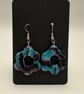 Void bloom Polymer clay earrings - Image 2