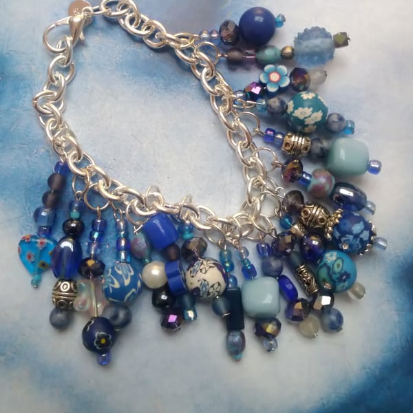 Beautiful Bracelet Handmade with Recycled Beads