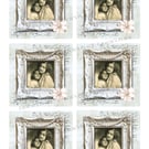 Vintage inspired Mother and daughter digital download ephemera 