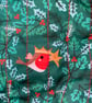  Christmas Animals Quilted Fabric Reversible Bowl Cosy - Image 8