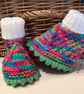 Designer Baby Girl's  Booties-Shoes 6-9 months size  - Image 2