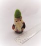 Felted Little Gnome, Winter Gnome, Tomte Style Gnome Figurine, Wool Gnome  - Image 5