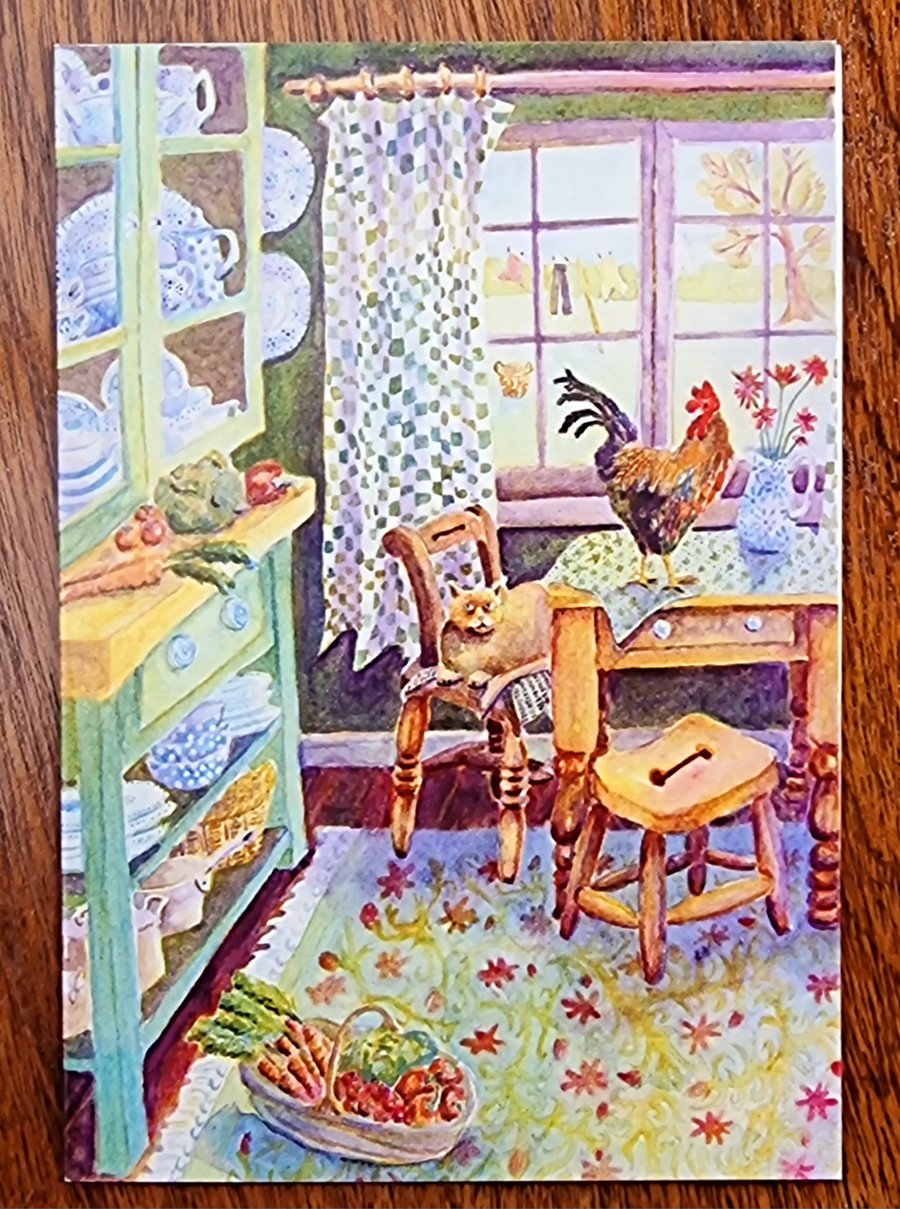 Cockerell in Kitchen