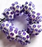Handmade multicoloured patterned lamp work glass beads - Image 4