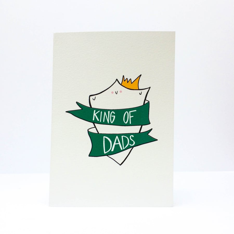 King of Dads Fathers Day Card