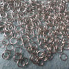 100 x Silver Tone Jumprings - Unsoldered - 6mm 