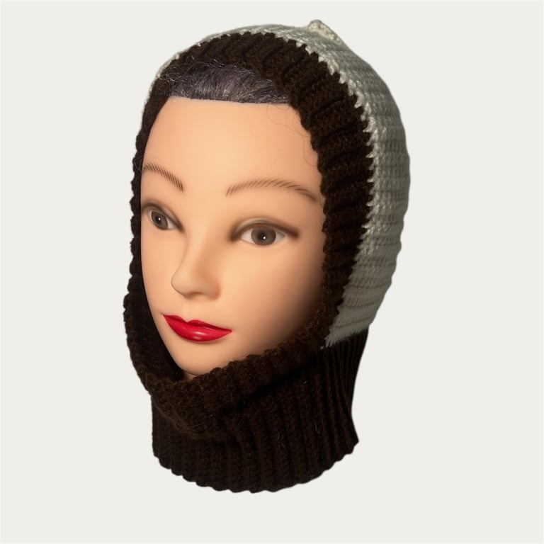 Crochet balaclava hat