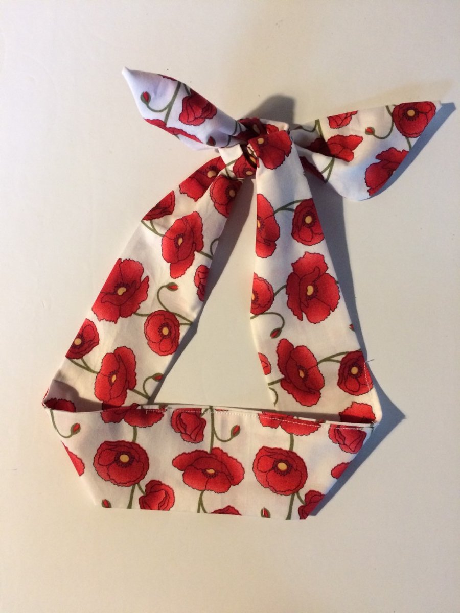 Rockabilly Poppy Headband