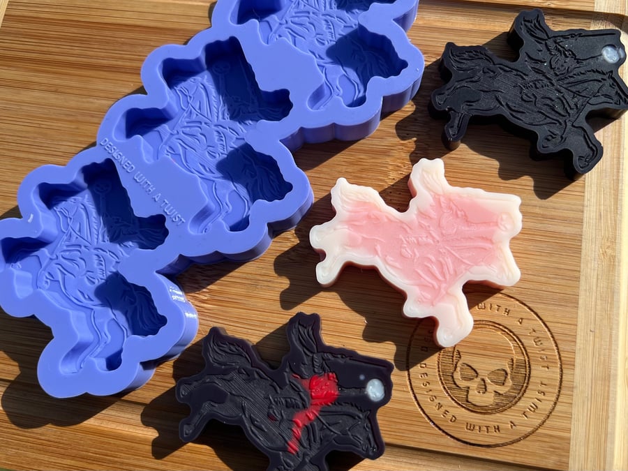 Headless Horseman Wax Melt Silicone Mold for Wa... Folksy