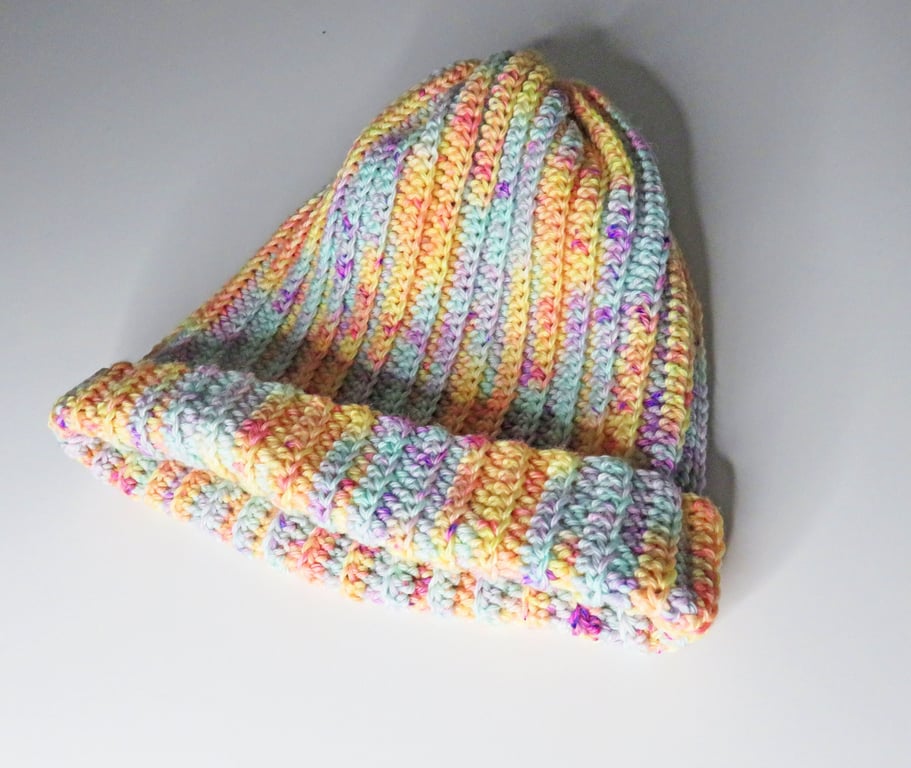 Handmade Ribbed Beanie Hat