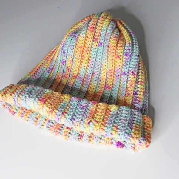 Handmade Ribbed Beanie Hat