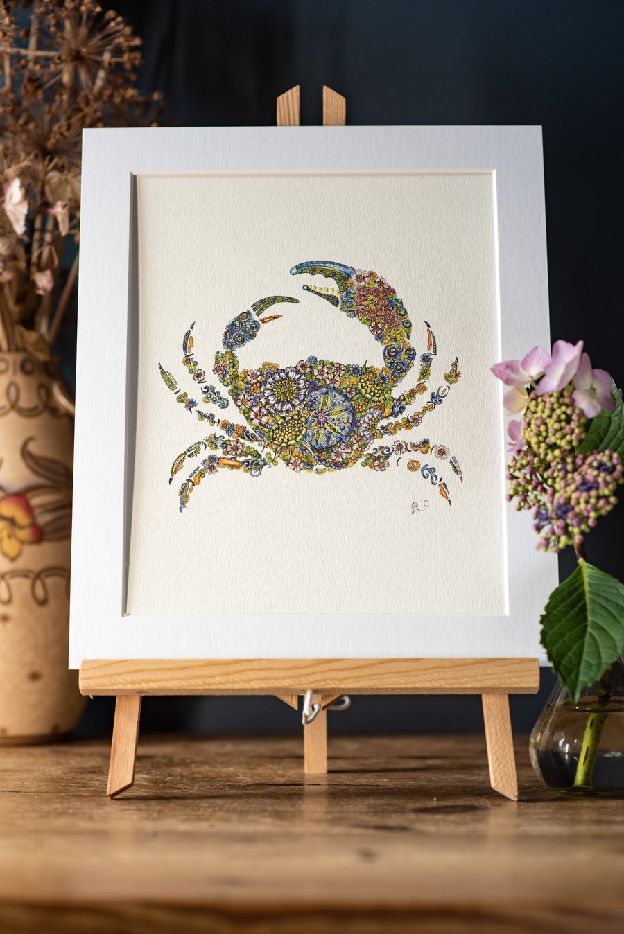 Brand New Crab Art print a4
