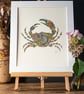Brand New Crab Art print a4 - Image 1