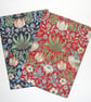 Book Cover A5 Notebook Cover William Morris The Strawberry Thief Birds Red - Image 8