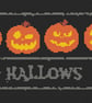 012A - Easy Cross Stitch Autumn Halloween Fun Pumpkins, All Hallows  Eve - Image 2