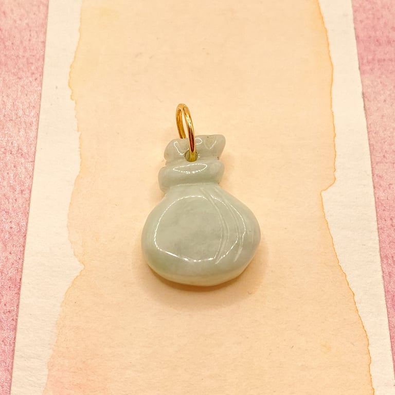 Jadeite Gold Purse Handmade 