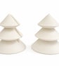 White Christmas Tree Corner Stands for Fused Glass Panels – Pair with 4mm slot