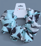 Handmade retro hair scrunchie