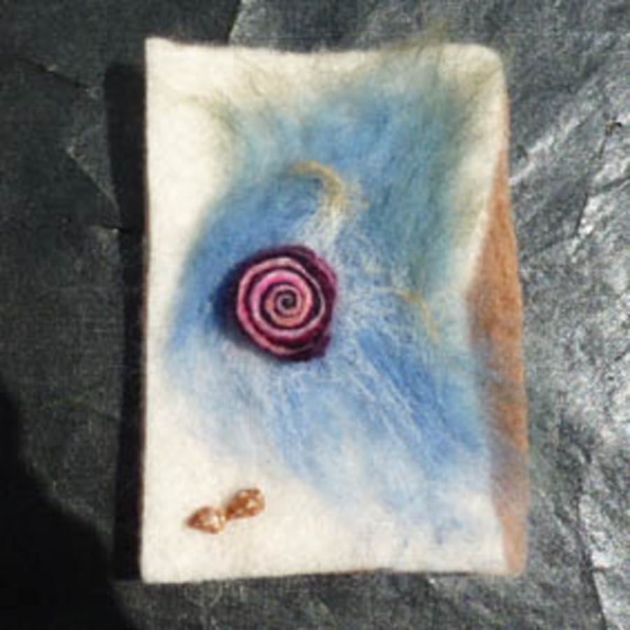 ACEO - waves on rocks 1